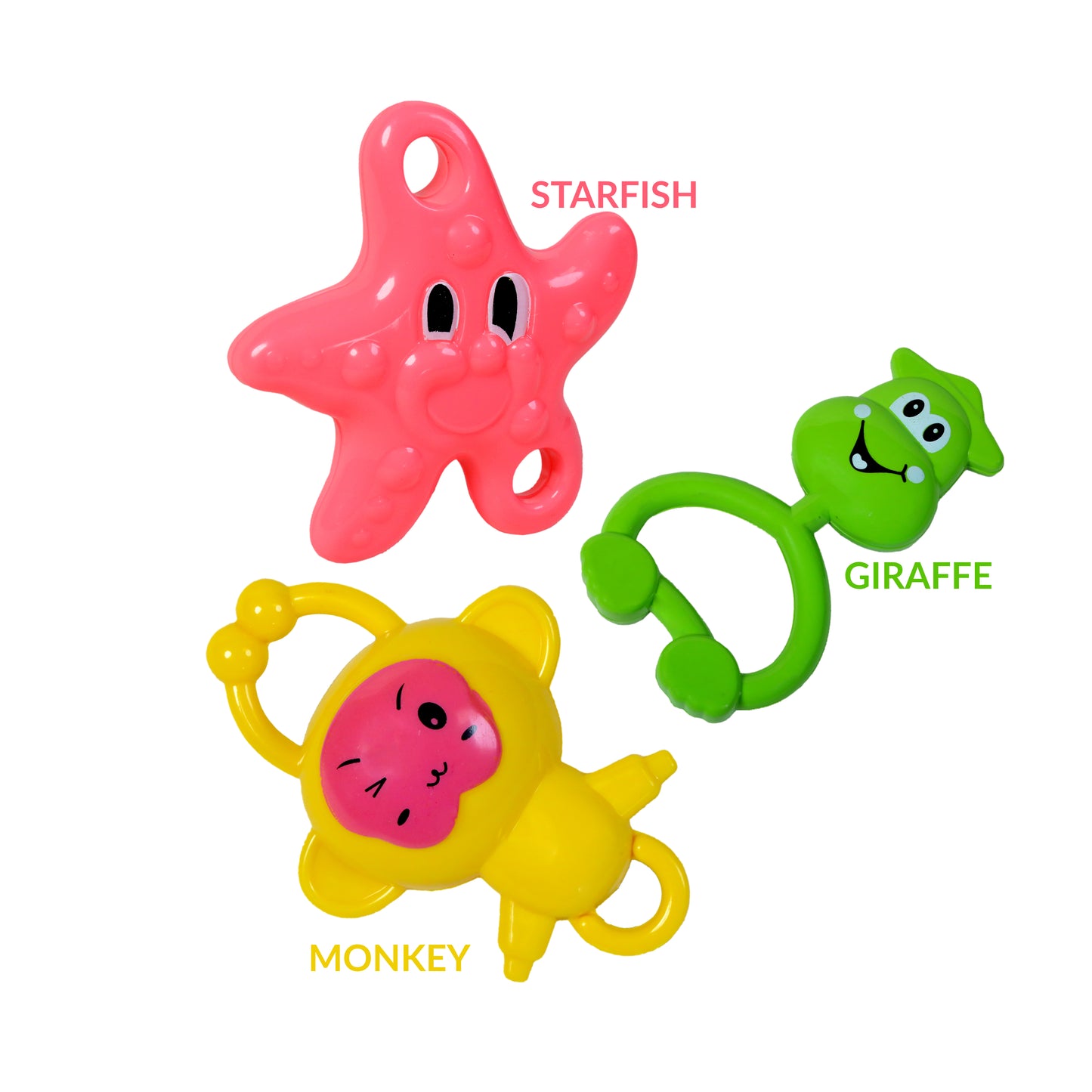 3 Pcs Baby Toys Rattles Set For Babies